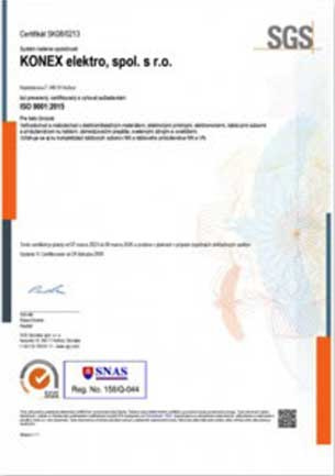 Certifikát – ukážka 1