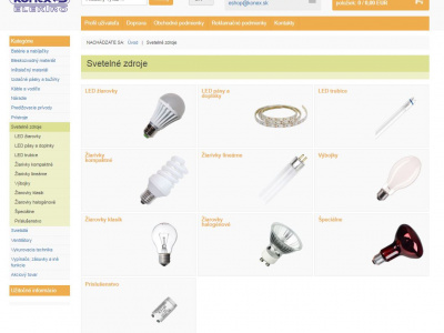 e-shop KONEX elektro spustený!